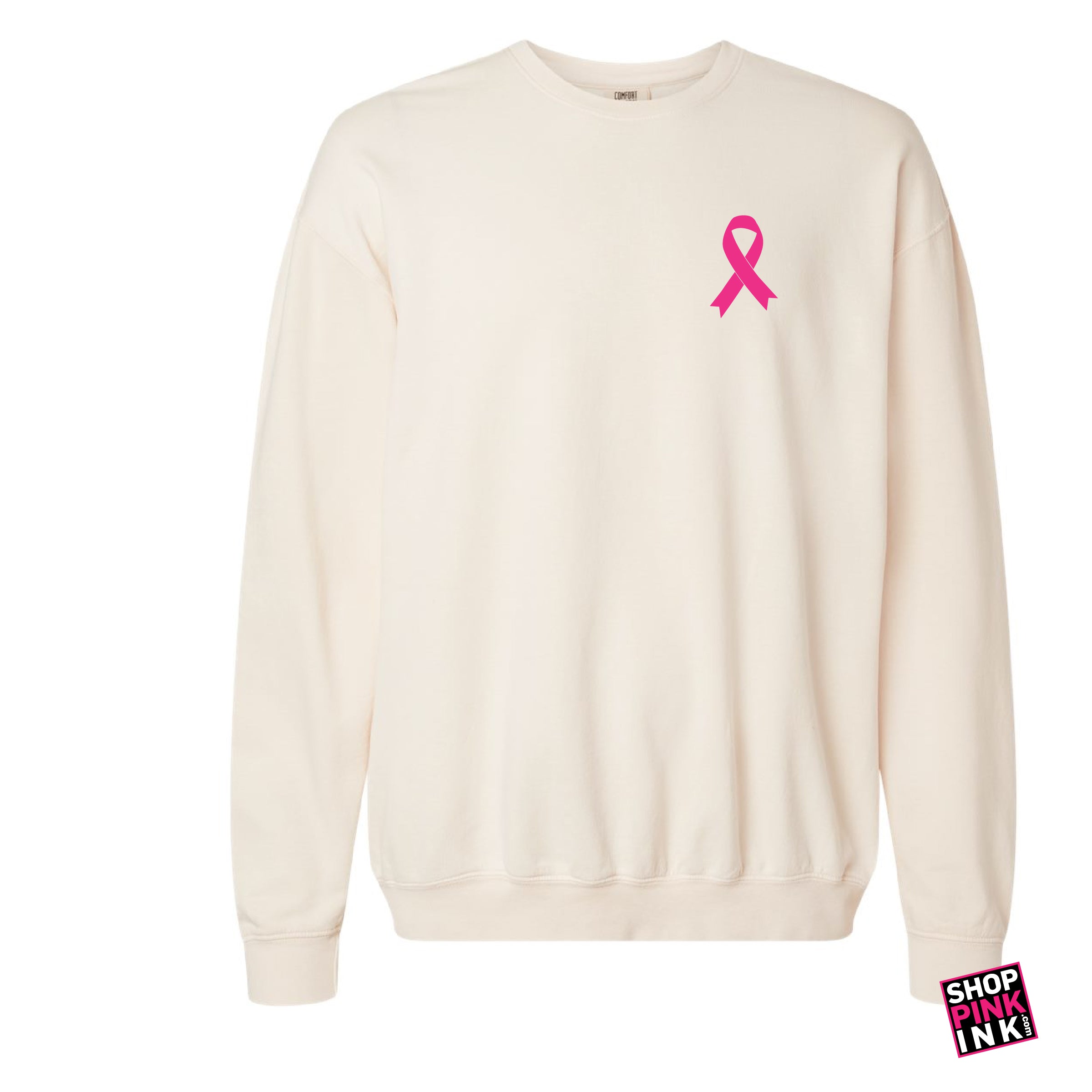 Hope for Harper Lightweight Crewneck 24692 Pink Ink Screen Printing