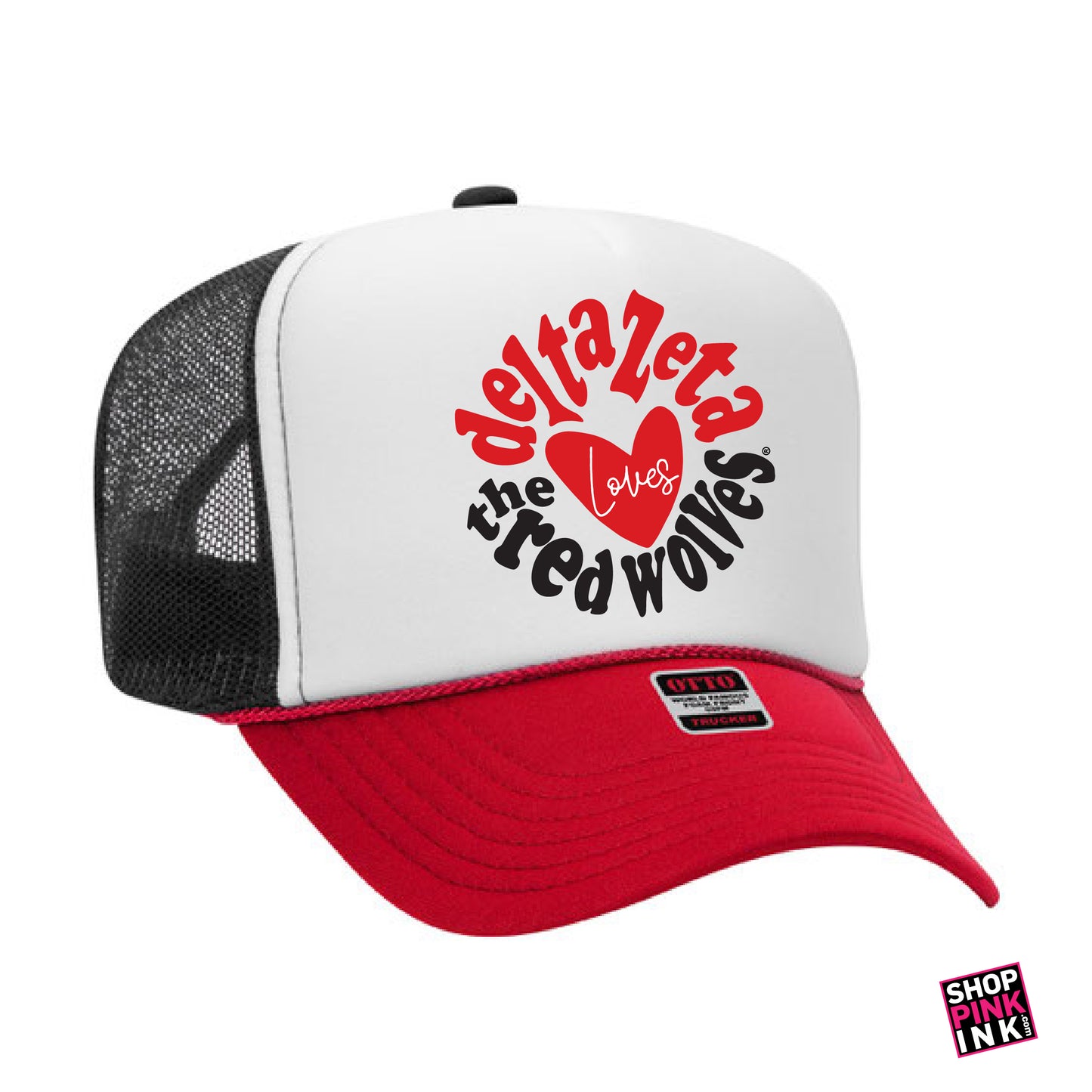 Delta Zeta - Loves the Red Wolves Hat - PI 22728