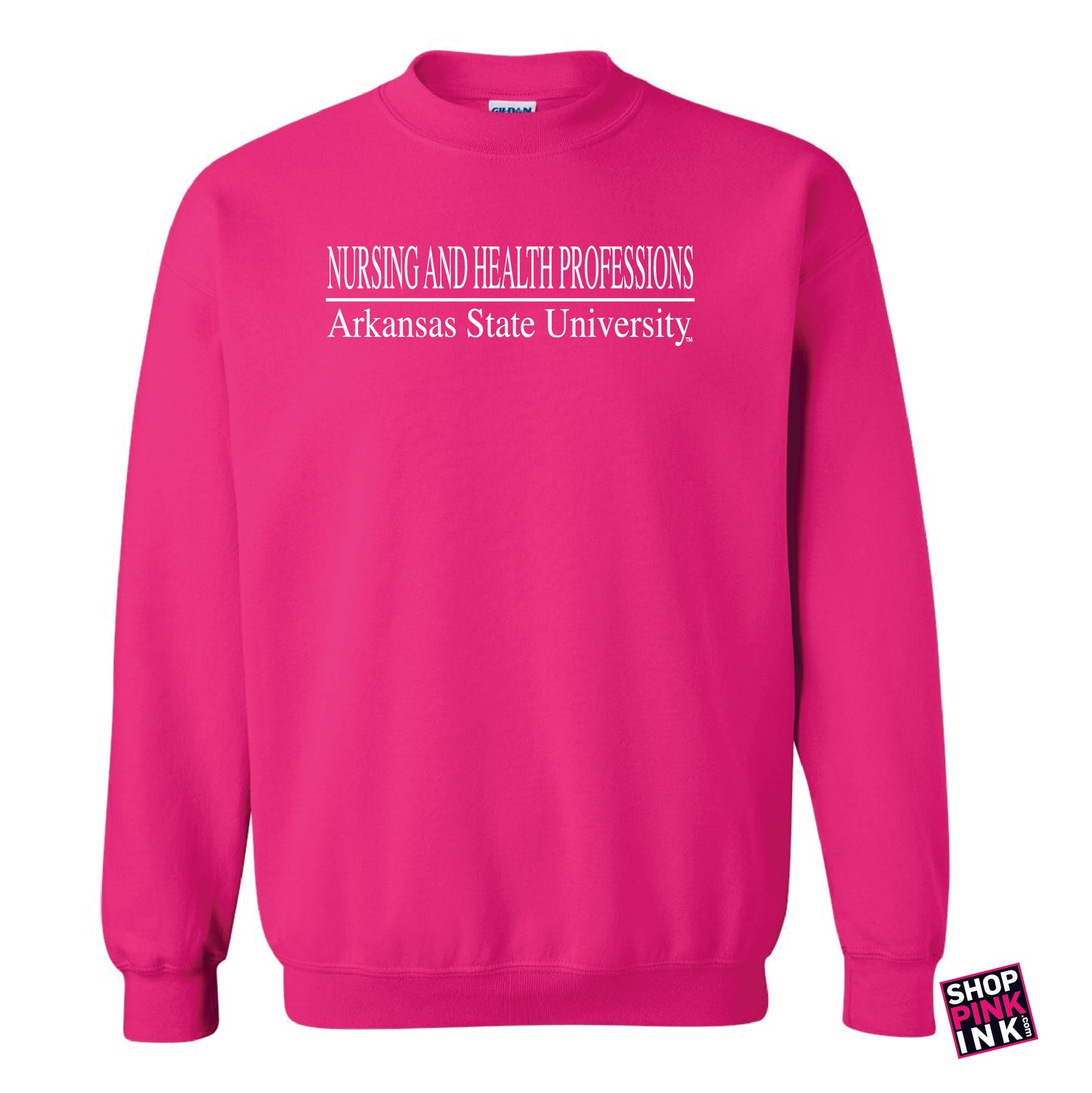 ASTATE Nursing and Health Professions - Gildan Crewneck Sweatshirt - PI10605