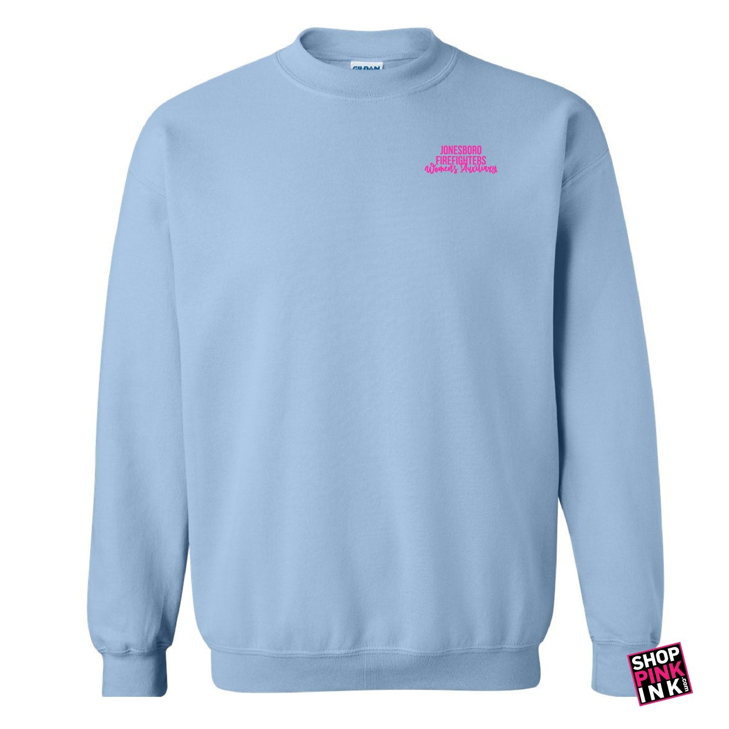 Jonesboro Firefighters Women's Auxiliary - Floral Maltese - Adult Crewneck - 22904