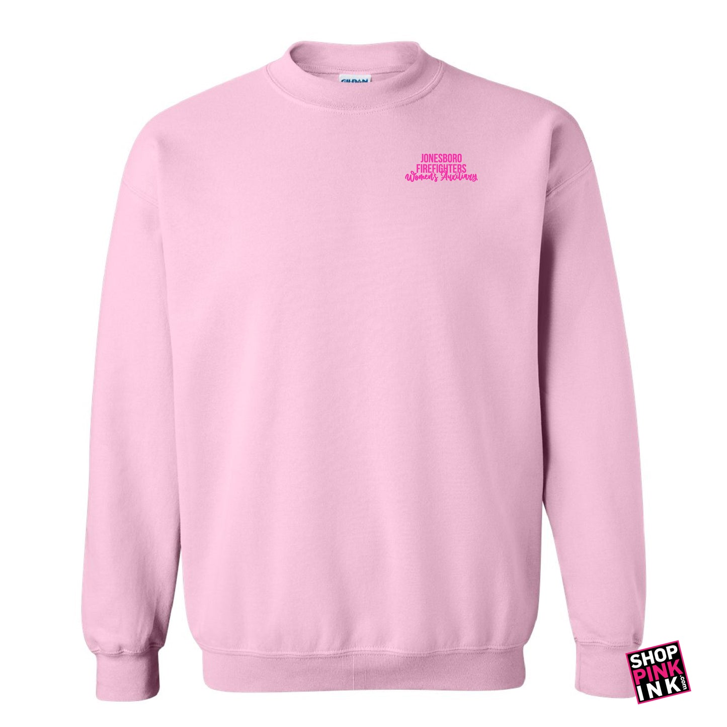 Jonesboro Firefighters Women's Auxiliary - Floral Maltese - Adult Crewneck - 22904