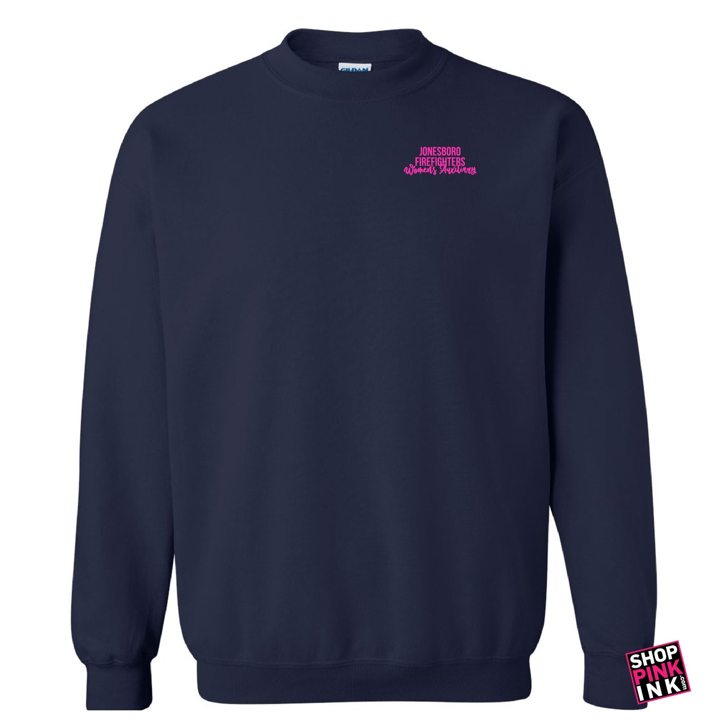 Copy of Jonesboro Firefighters Women's Auxiliary - Floral Maltese - Youth Crewneck - 22904