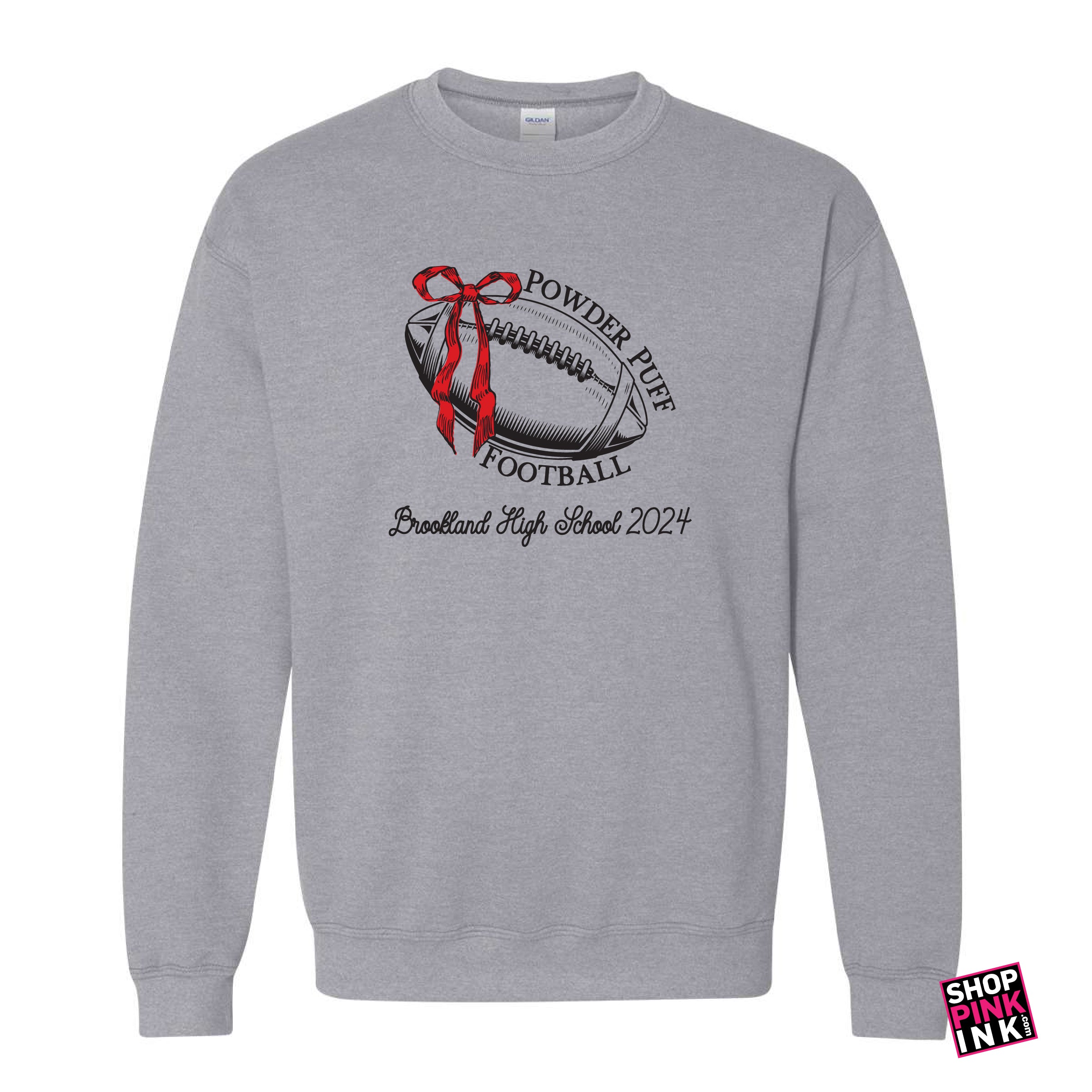 Brookland High School Powder Puff 24706 Pink Ink Screen Printing