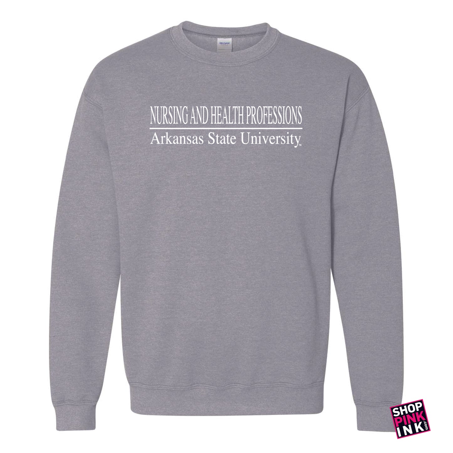 ASTATE Nursing and Health Professions - Gildan Crewneck Sweatshirt - PI10605