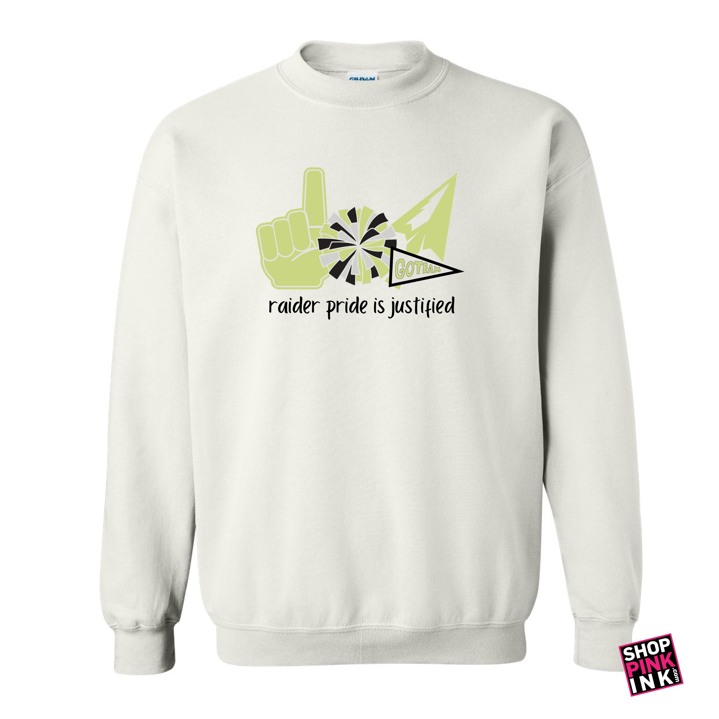 Jonesboro University Heights PTO Raider Pride Crewneck 24479