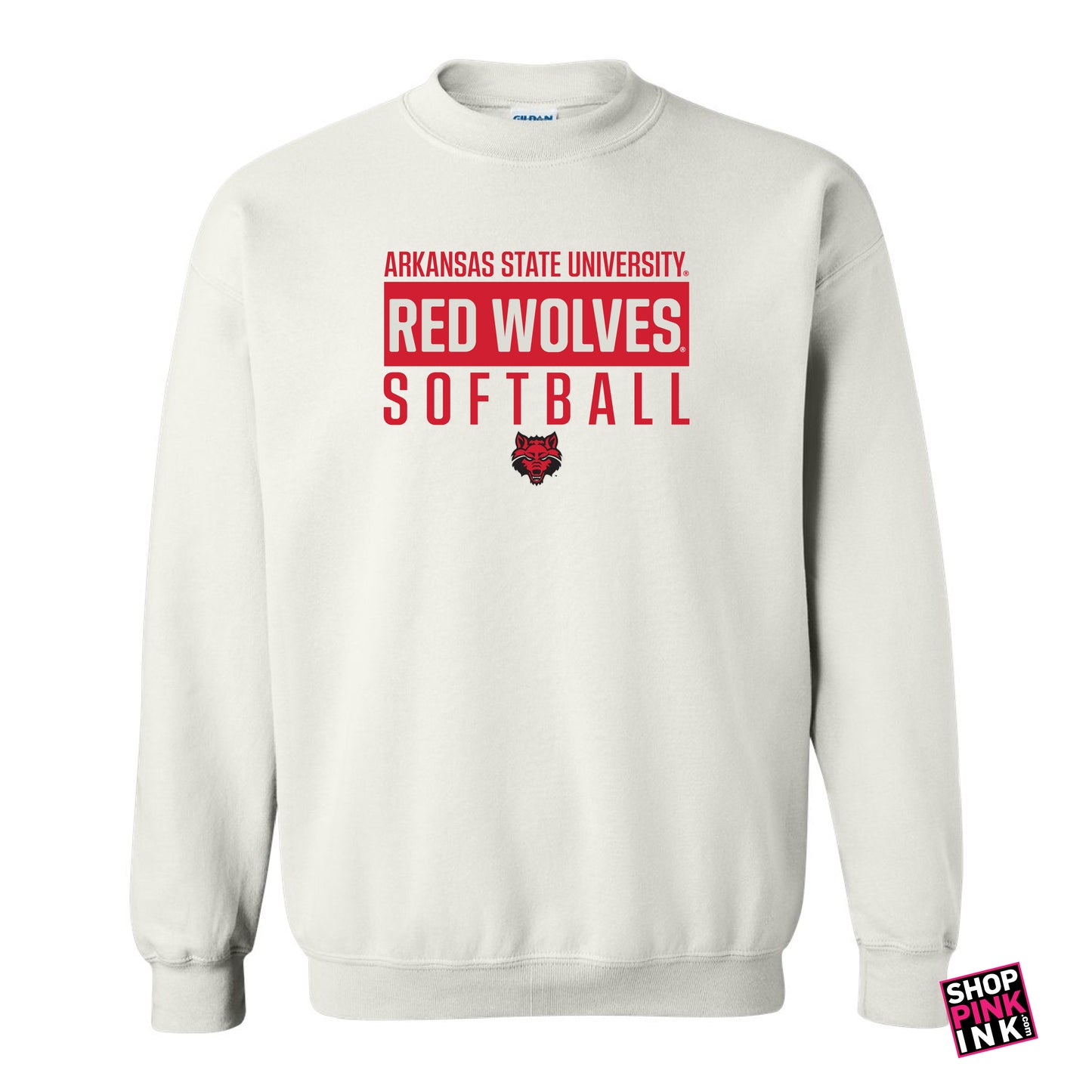 ASTATE Softball - Red Wolves Box - Crewneck - 22900