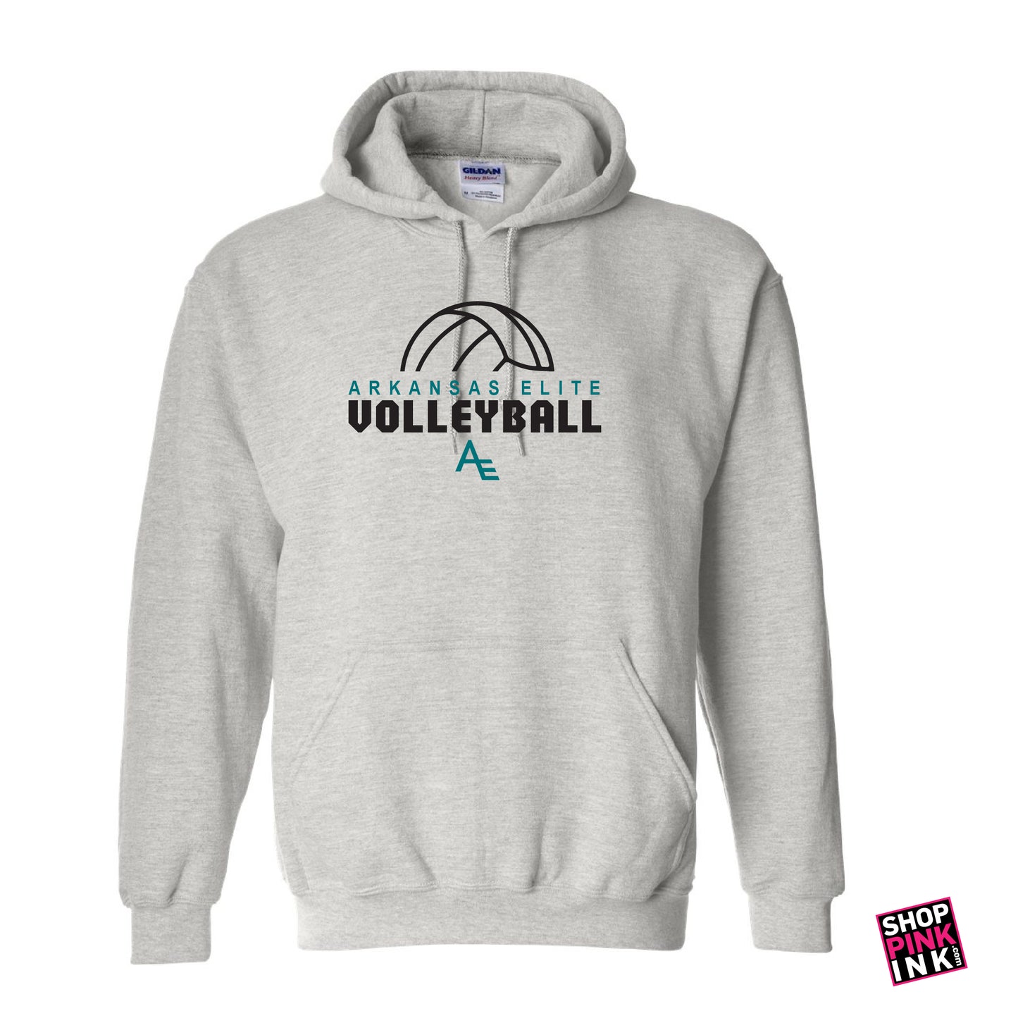 Arkansas Elite Volleyball - Volleyball Outline - Hoodie - 23251
