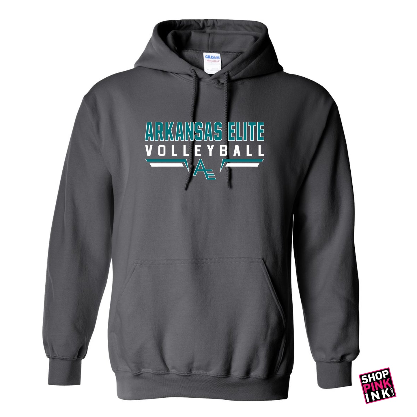 Arkansas Elite Volleyball - AE Standard Logo - Hoodie - 23252