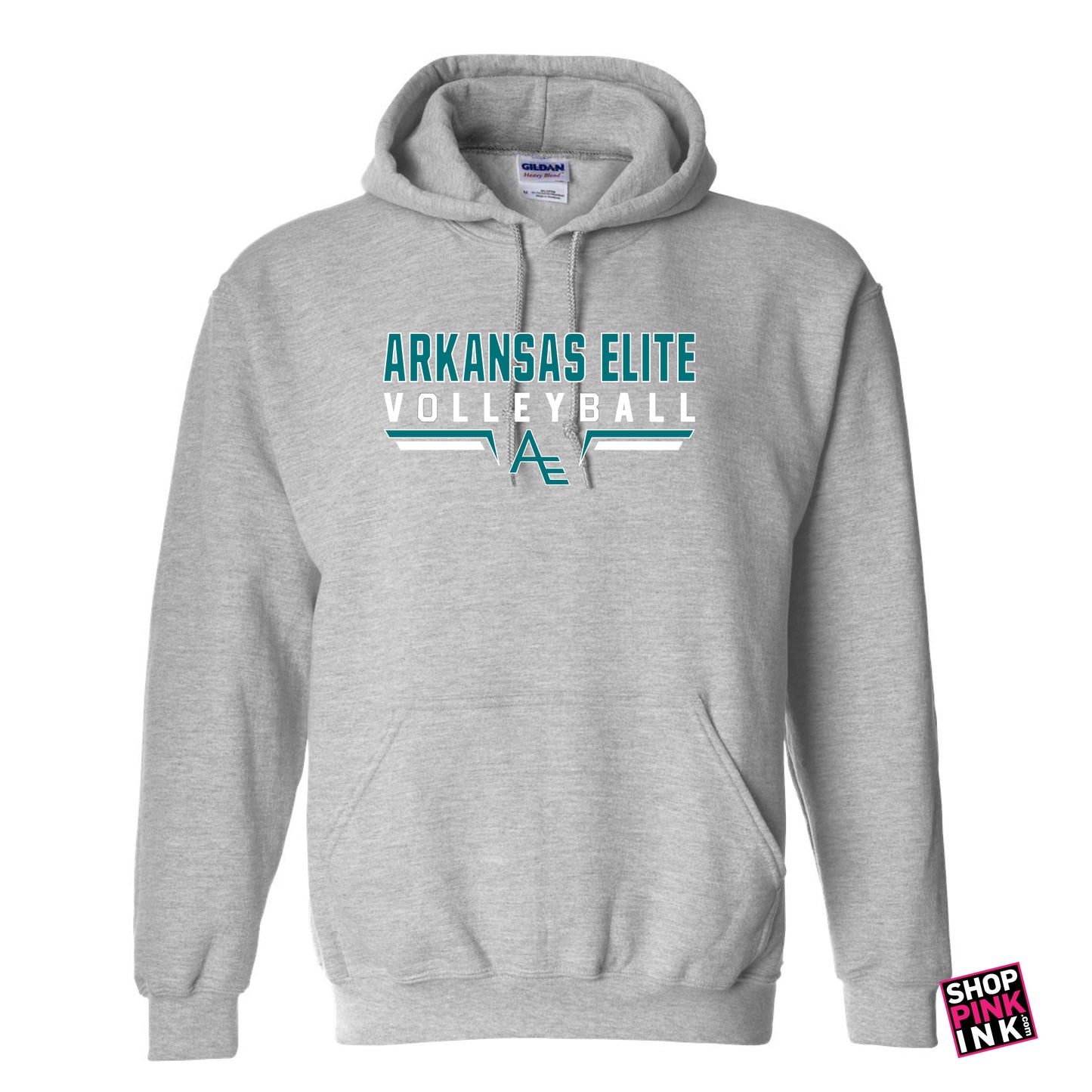Arkansas Elite Volleyball - AE Standard Logo - Hoodie - 23252