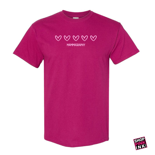 ASTATE - Mammography - Hearts - Short Sleeve - 23861
