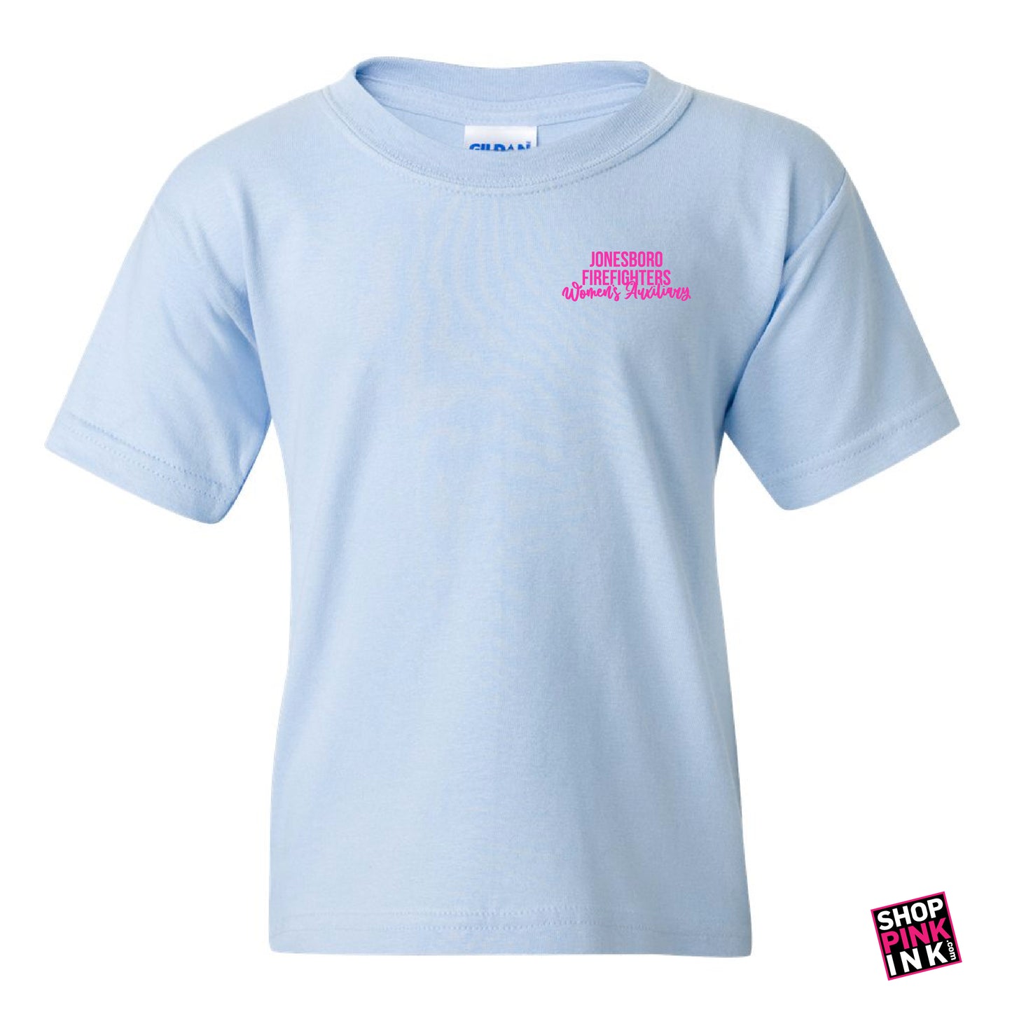 Jonesboro Firefighters Women's Auxiliary - Floral Maltese - Youth Short Sleeve - 22904