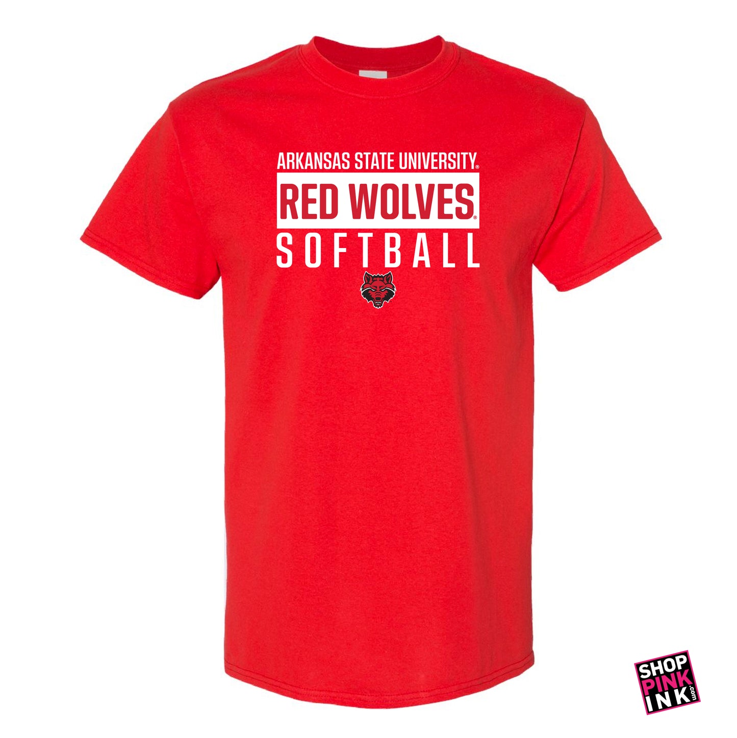 ASTATE Softball- Red Wolves Box - Short Sleeve - 22900