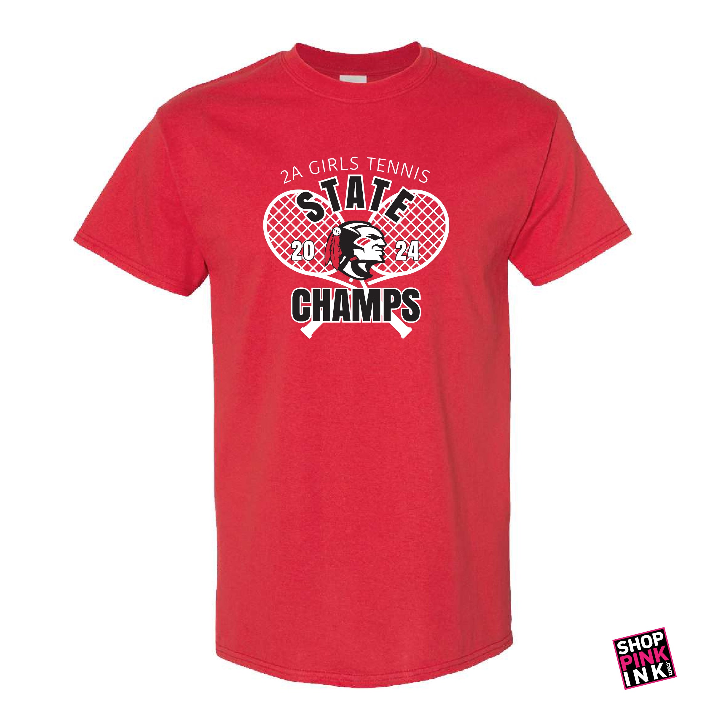 EPC Tennis State Champs 24699 Pink Ink Screen Printing