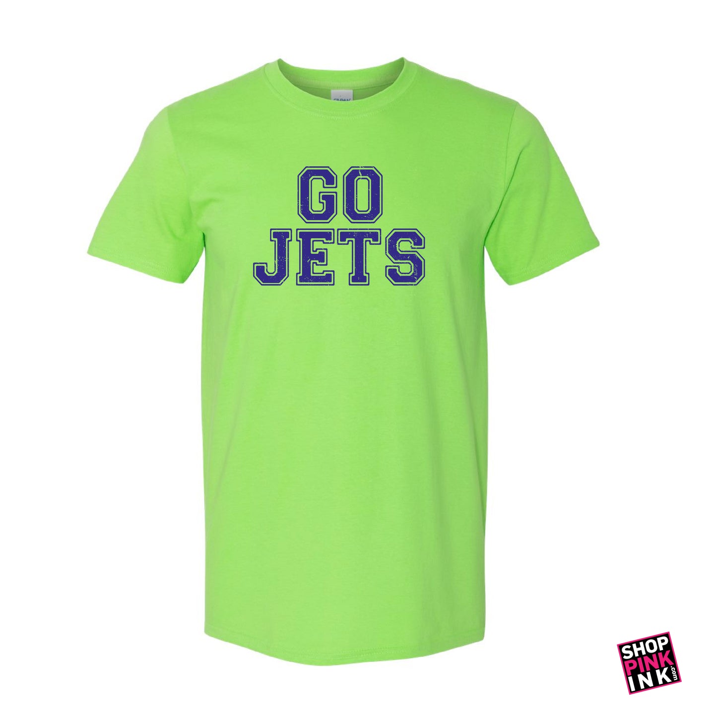 Jets Aquatic Club - GO JETS - Softstyle Short Sleeve - 23238
