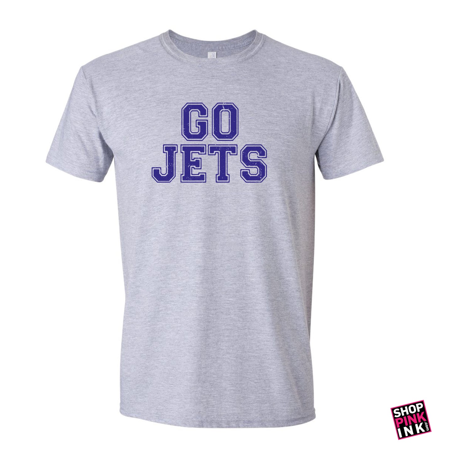 Jets Aquatic Club - GO JETS - Softstyle Short Sleeve - 23238