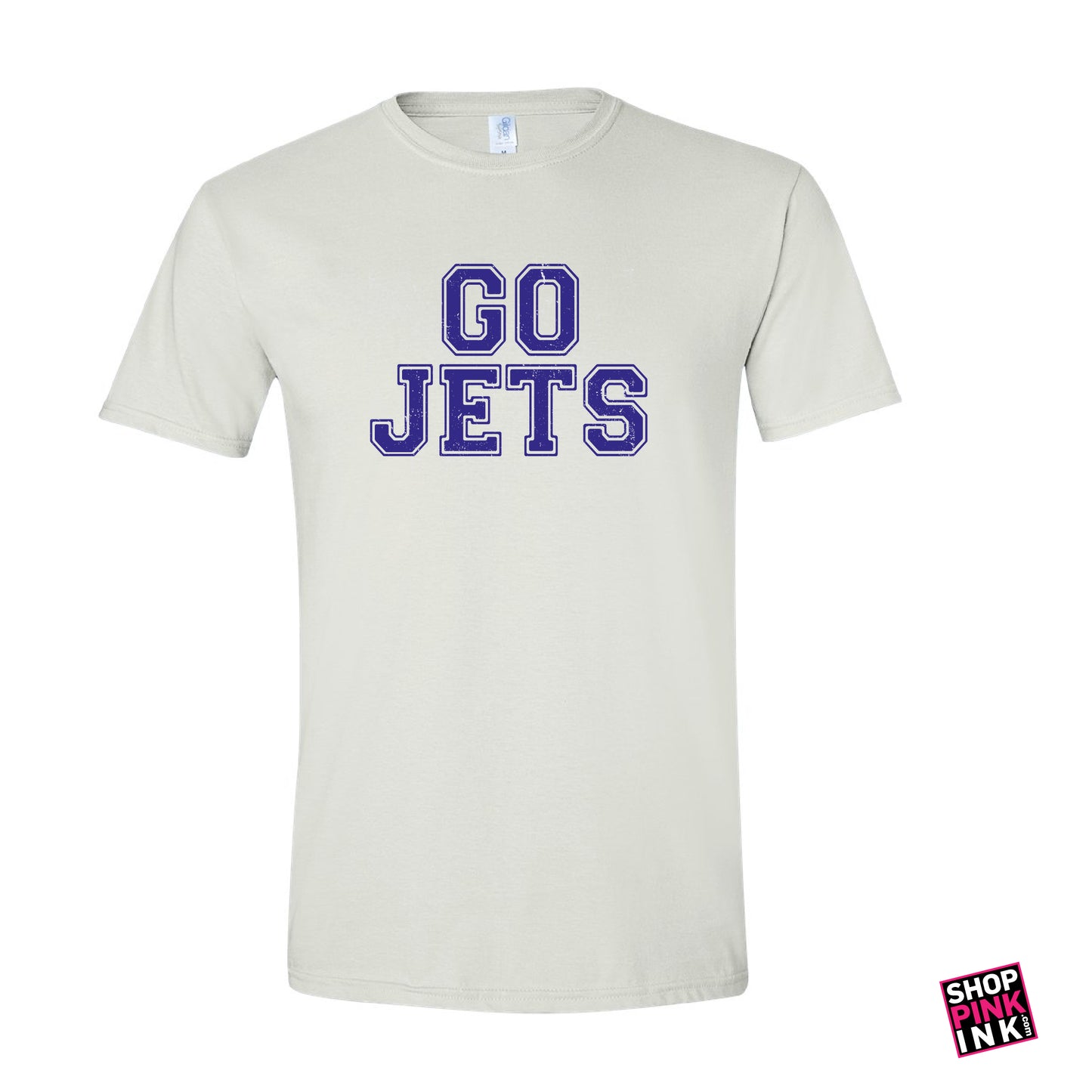 Jets Aquatic Club - GO JETS - Softstyle Short Sleeve - 23238
