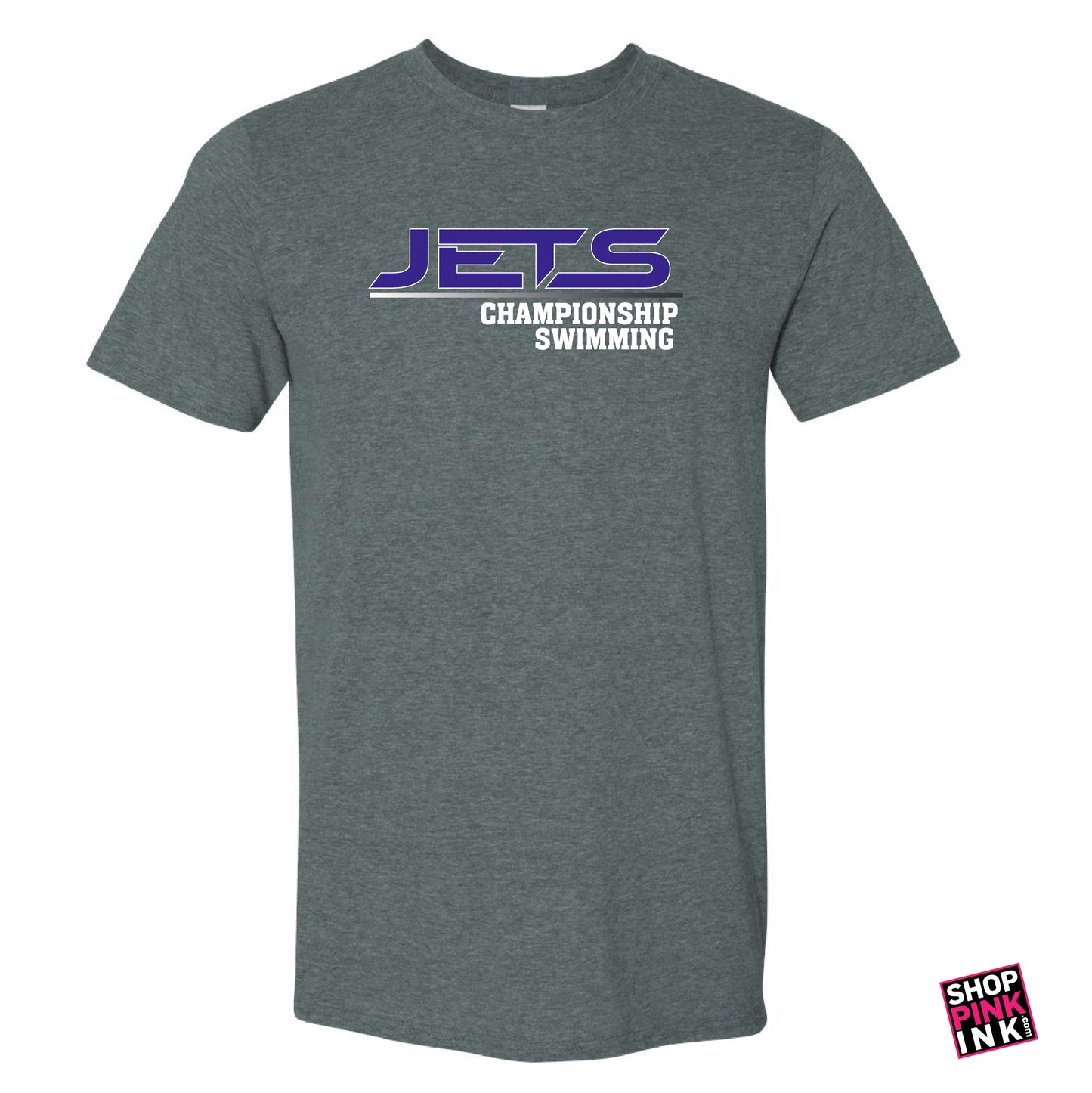 Jets Aquatic Club - Championship Swimming - Softstyle Short Sleeve - 18140