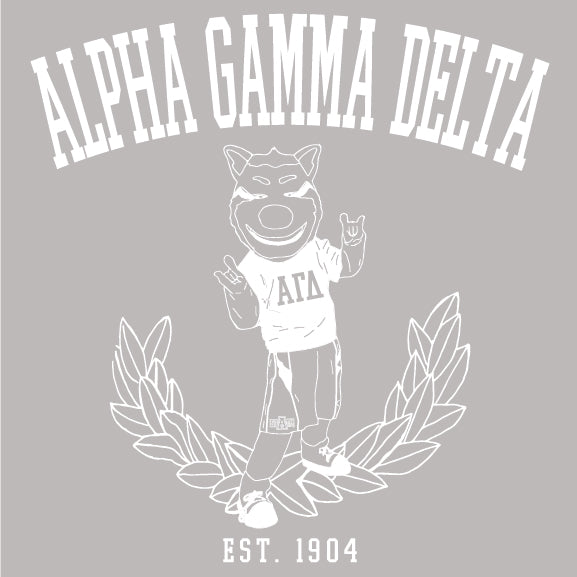 Alpha Gamma Delta - Old School Mascot - PI 1113