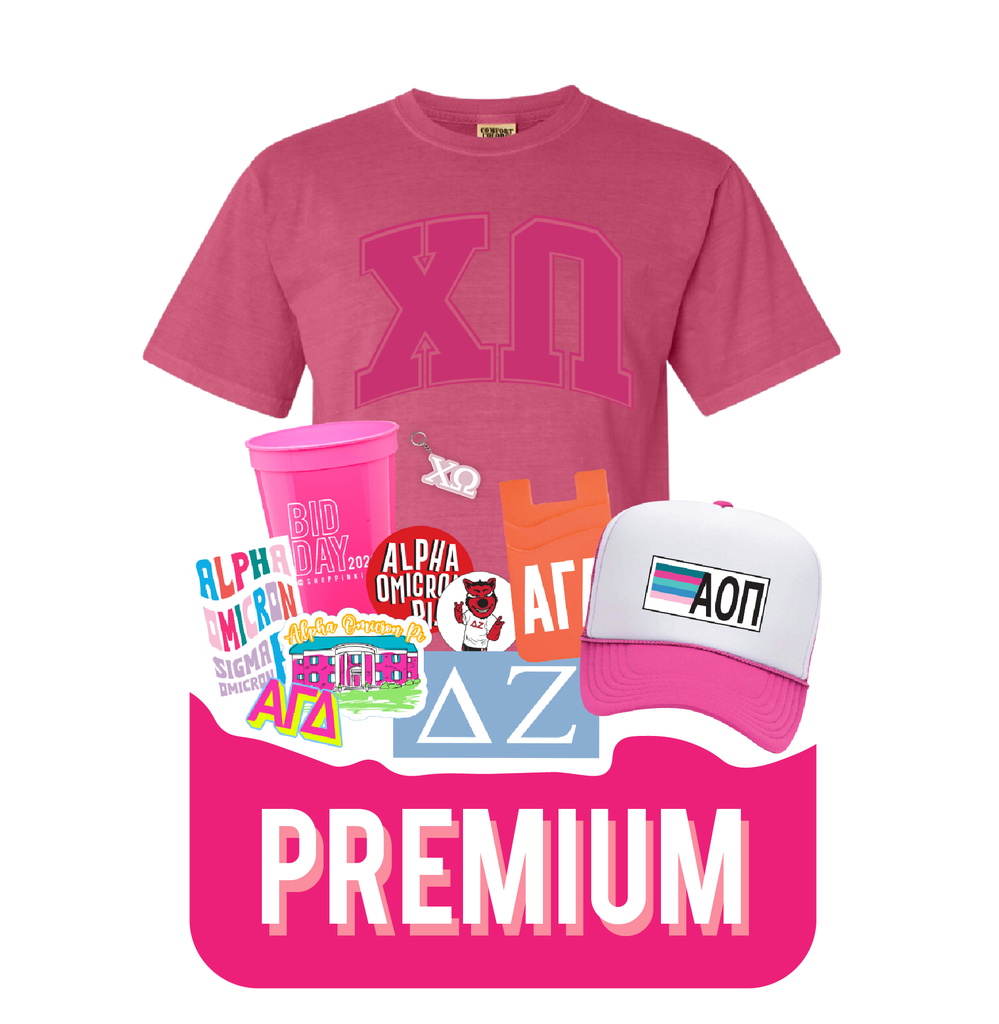 Bid Day Baskets 2023N Pink Ink Screen Printing