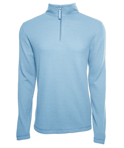 MEN’S LIGHTWEIGHT WAFFLE QUARTER ZIP PULLOVER