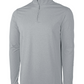 MEN'S HEATHERED ECO-LOGIC STRETCH QUARTER ZIP