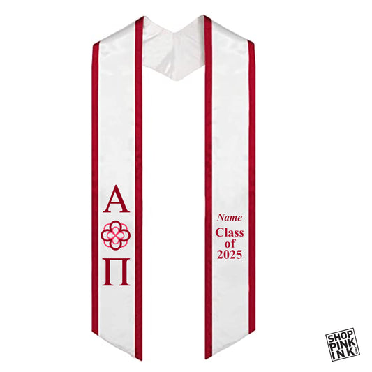 Alpha Omicron Pi - Graduation Stole