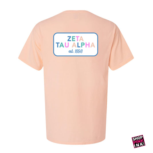 Zeta Tau Alpha - Peach Patch - PI 25023