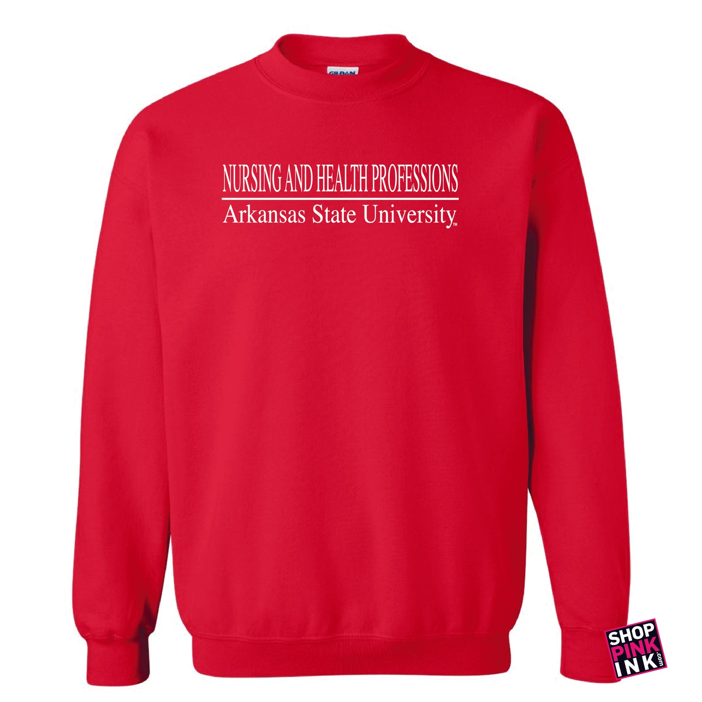 ASTATE Nursing and Health Professions - Gildan Crewneck Sweatshirt - PI10605