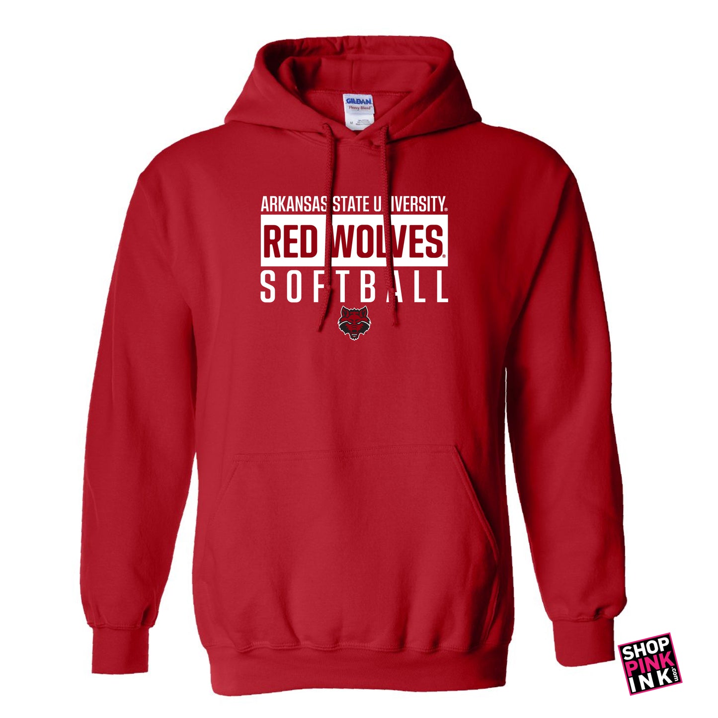 ASTATE Softball - Red Wolves Box - Hoody - 22900