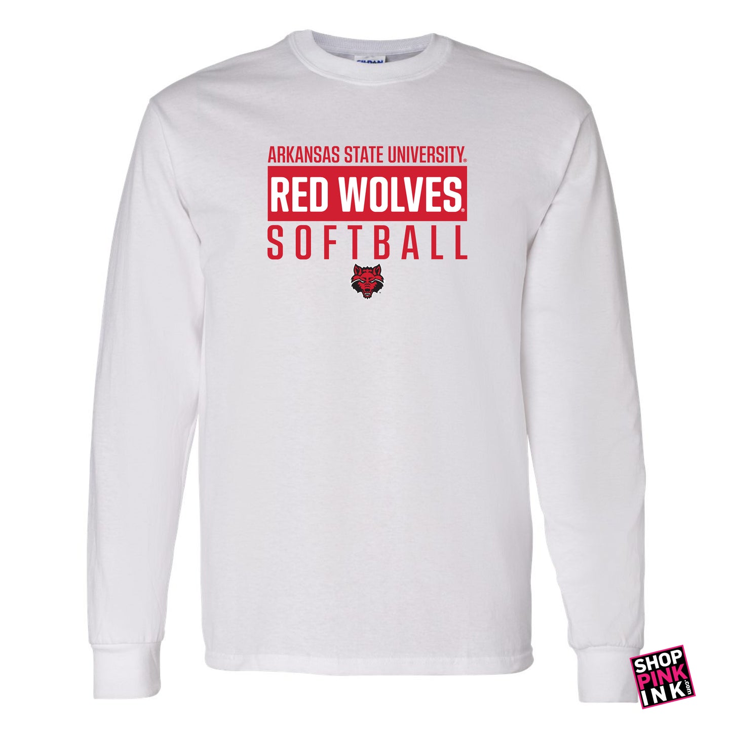 ASTATE Softball - Red Wolves Box - Long Sleeve - 22900