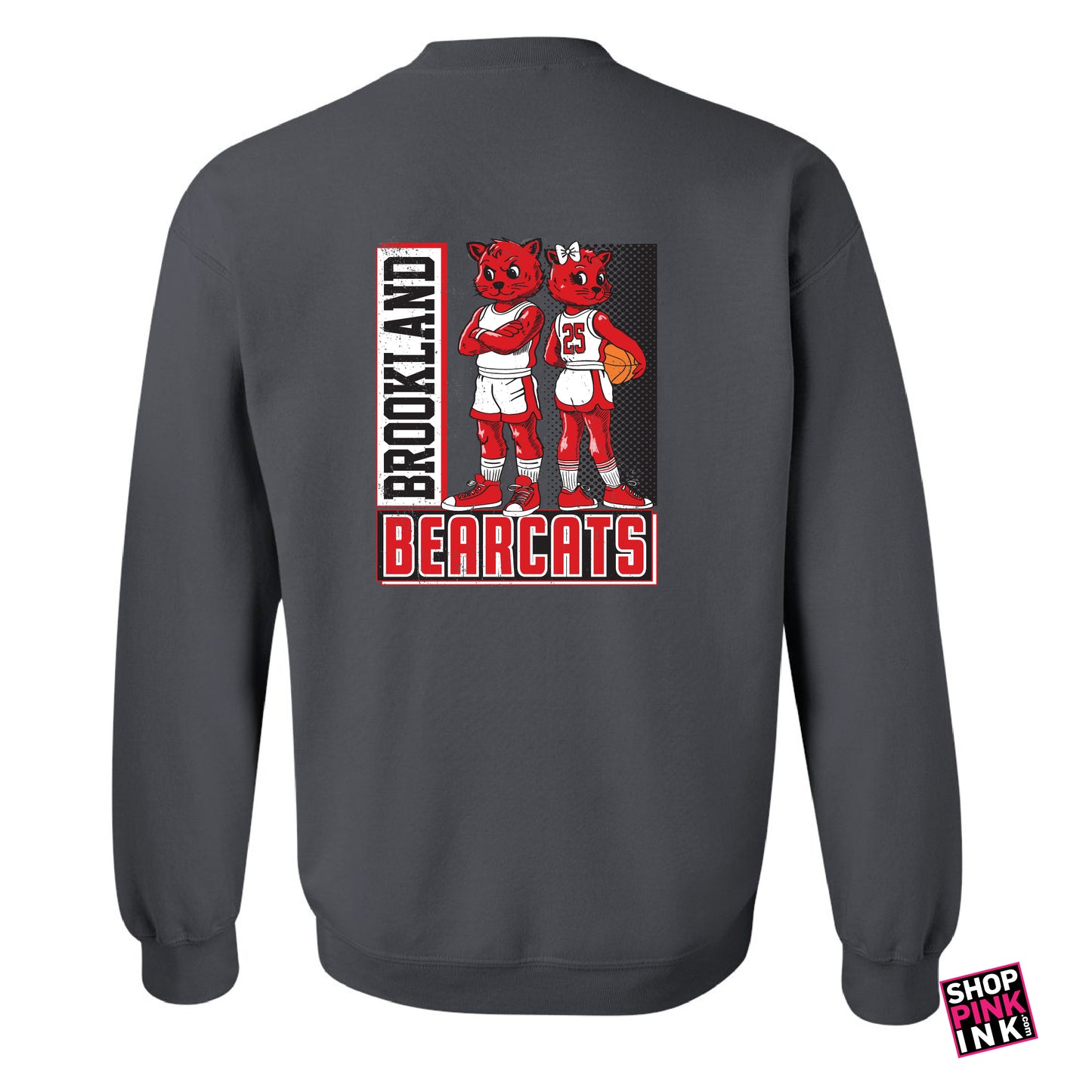 Brookland Basketball - Basketball Mascots - Crewneck - 24757