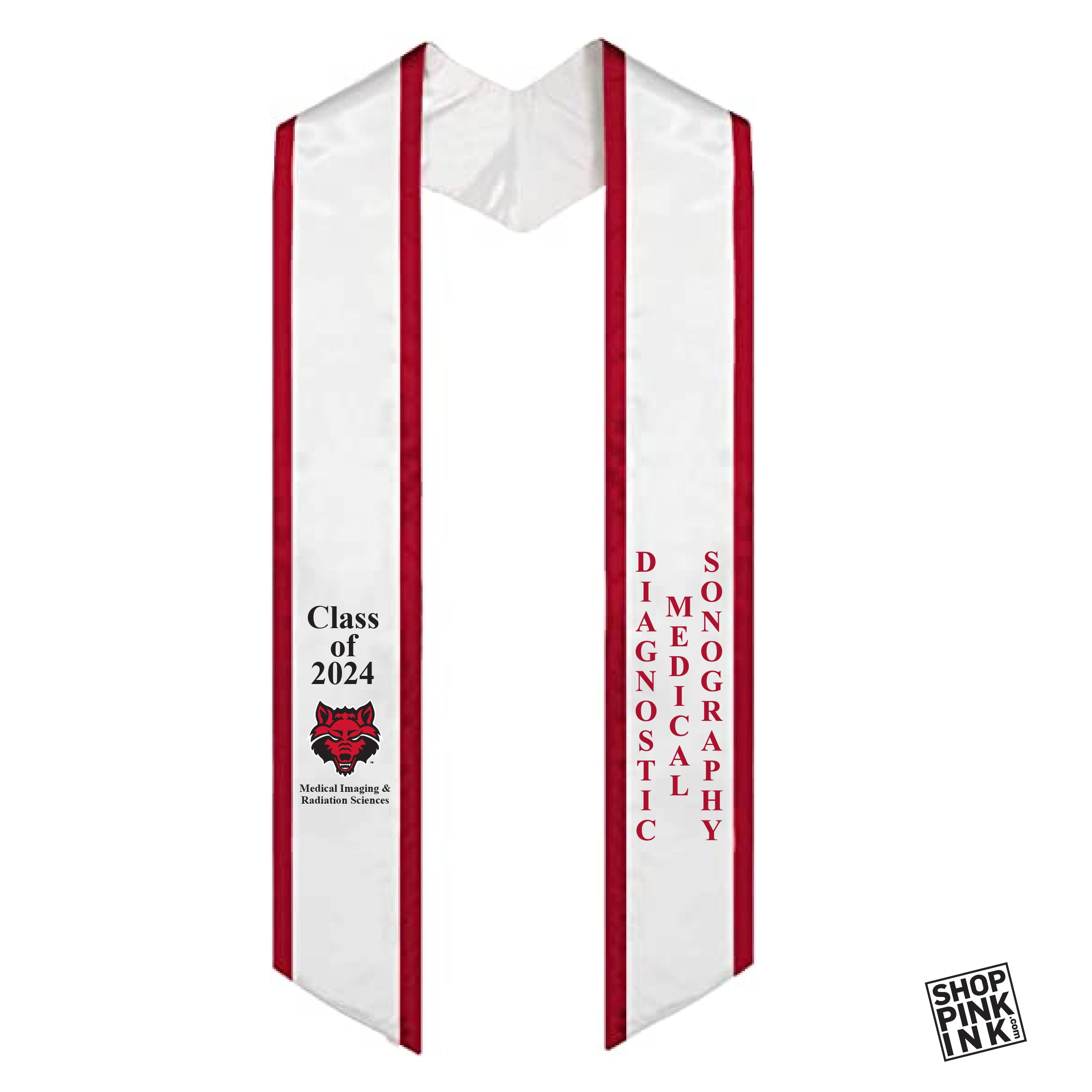 ASTATE - Diagnostic Medical Sonography - Graduation Stole – Shop Pink Ink