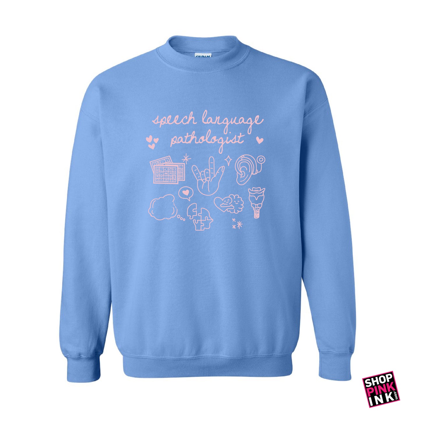 ASTATE - Communication Disorders - Speech Doodles - Crewneck - 25189