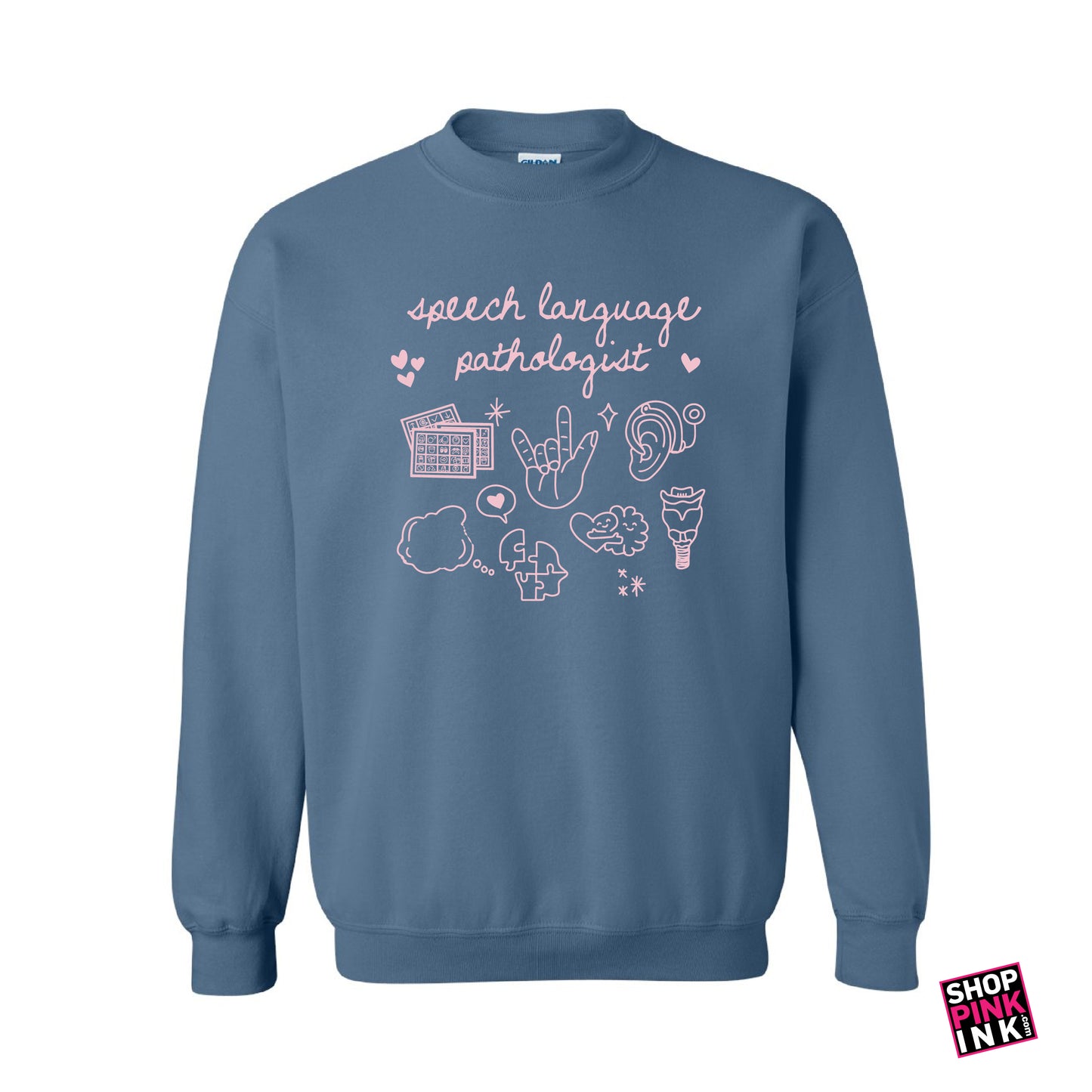 ASTATE - Communication Disorders - Speech Doodles - Crewneck - 25189