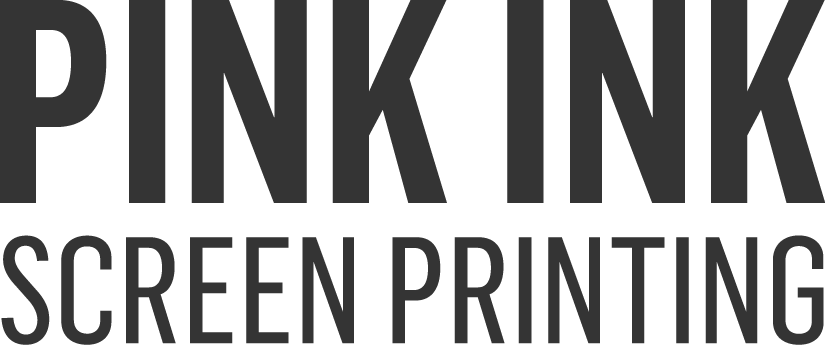 Pink Ink Screen Printing