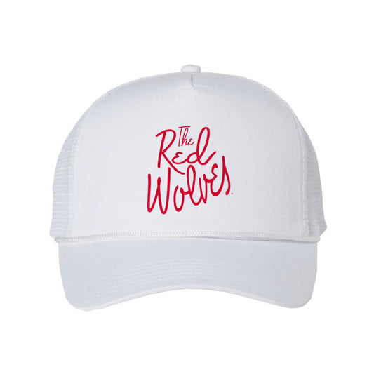 ASTATE - The Red Wolves Script Hat - PI 21093