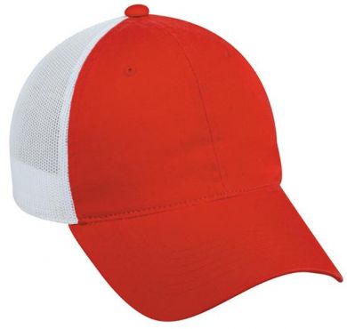 Platinum Series Hat - Unstructured Mesh Back - RED- GERED